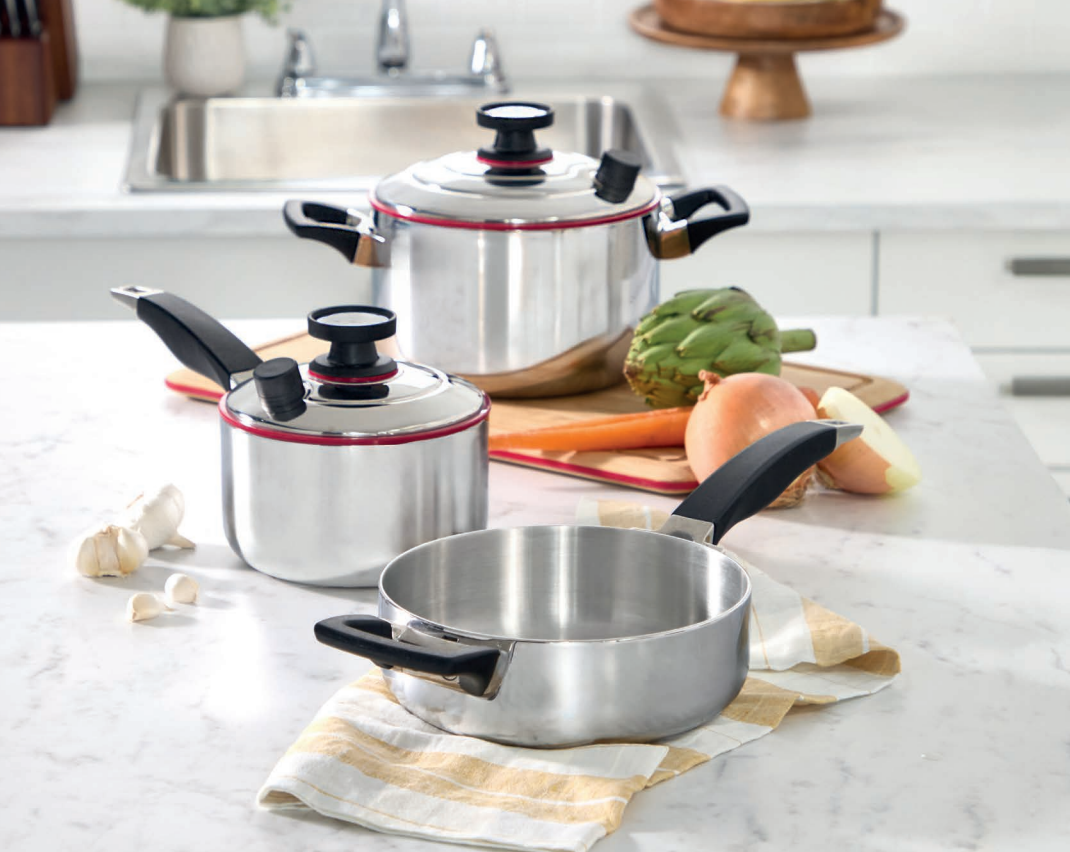 Panelas e Conjuntos Royal Prestige — sistemas de cozinha em aço cirúrgico